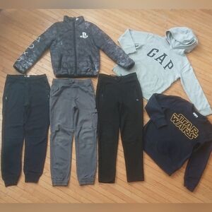 GAP (Bundle of 5) - Jacket, Hoodie, Sweatshirt & Joggers, Size 10